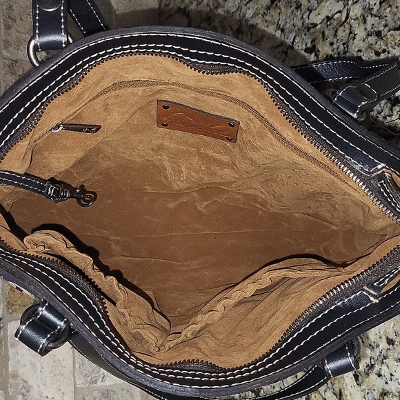 Patricia Nash Purple Sunflower Poppy Tote - Picture 11 of 13